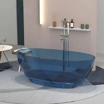Transparent resin bathtub model 001-2
